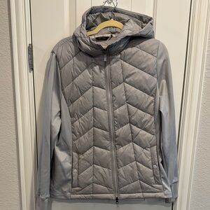Gray Quilted Women's Jacket